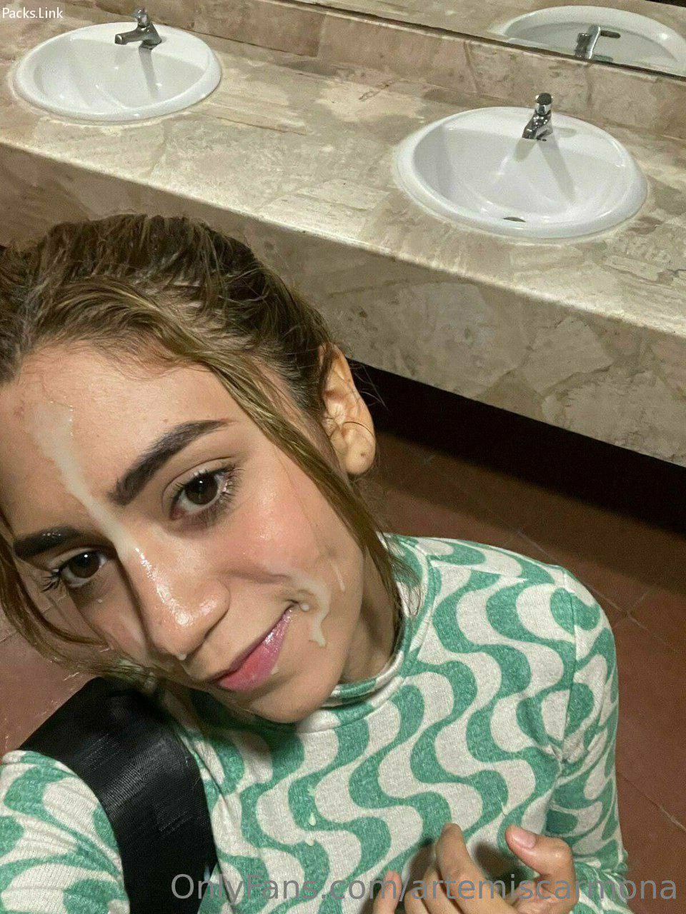 Se pasea con tremendo facial 2