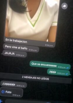 Cuadramos por ws y viene para que me la cogiera 5