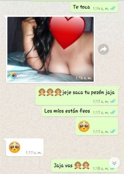 Le mando nuds a mi amigo y tenemos sexo virtual 5